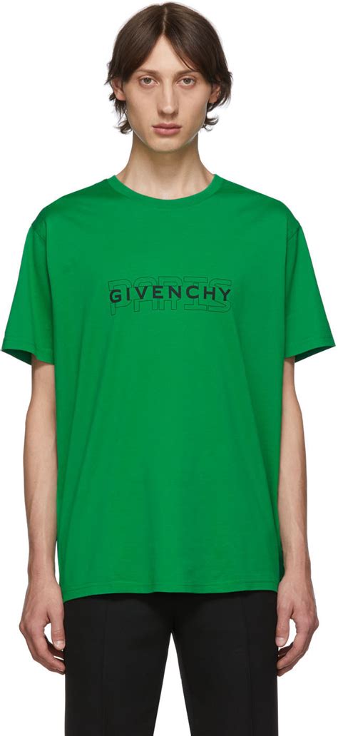 givenchy t shirts green|givenchy t shirt men price.